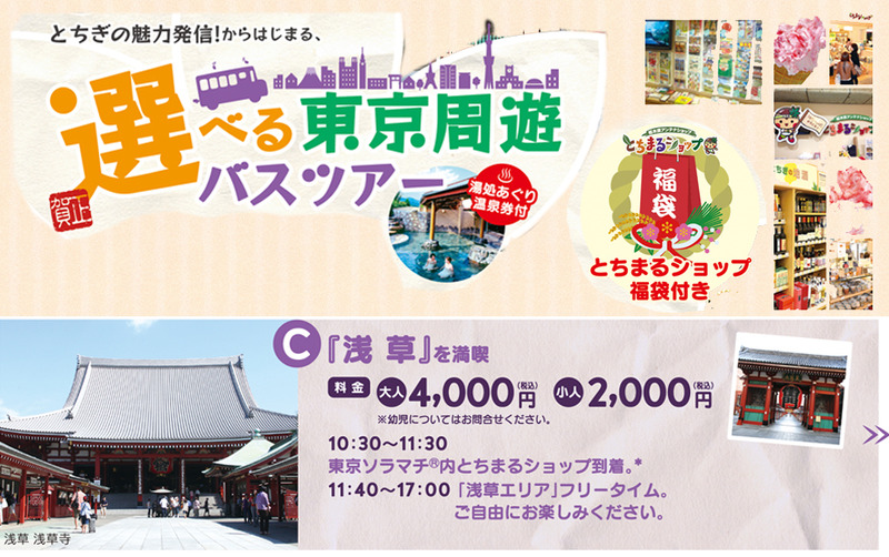 選べる東京周遊バスツアー ≪Cコース/「浅草」を満喫≫