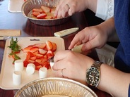 摘み取ってきた旬の味覚をトッピング♪（画像はイメージ）